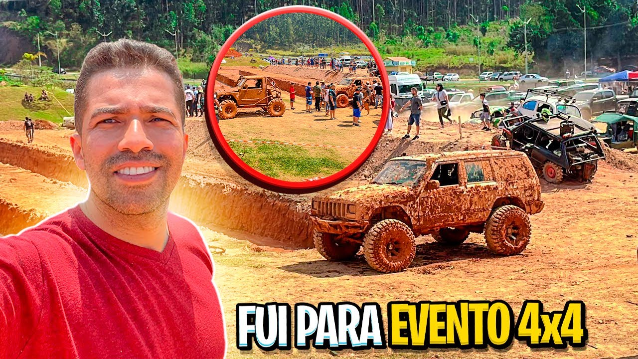FUI PARA O EVENTO 4X4 E A FORD RANGER NÃO FEZ FEIO.