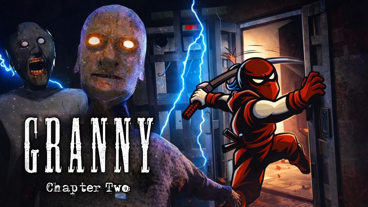 I Escaped Through the DOOR at the Last Second 😱 | Granny Chapter 2