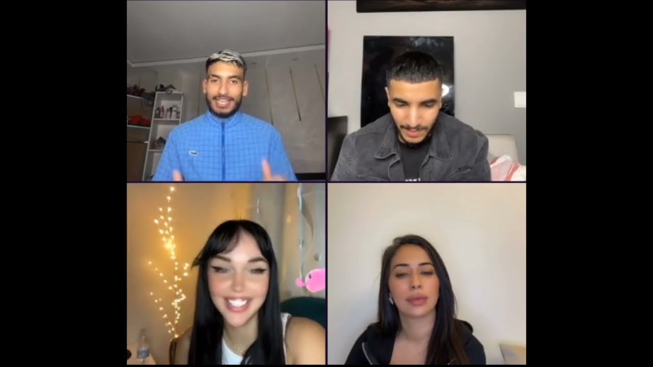 كمال روبلها في لايف مع شاينا وكيميتا لاڨيطار عمري 🤣سلمى