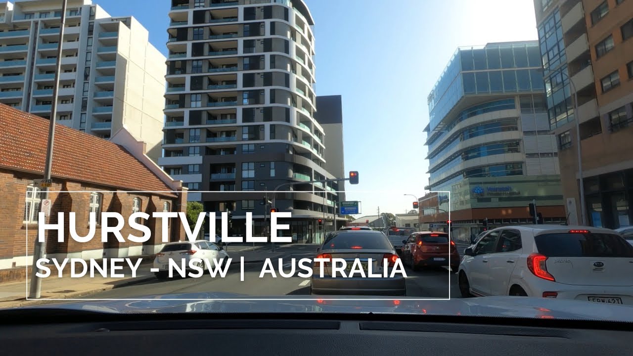 HURSTVILLE - SYDNEY Australia - 4K (2021) | NSW - Driving Tour Video.