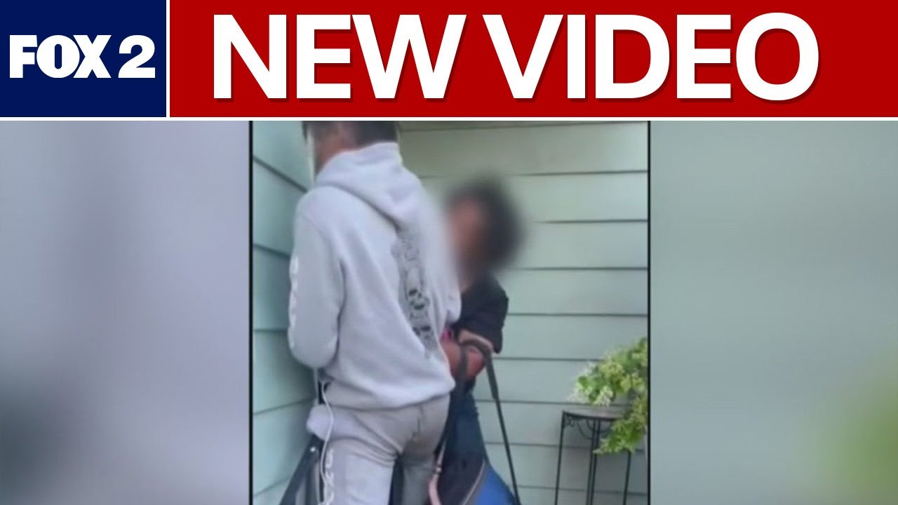 Detroit teens who slept on porch post video of mother in handcuffs