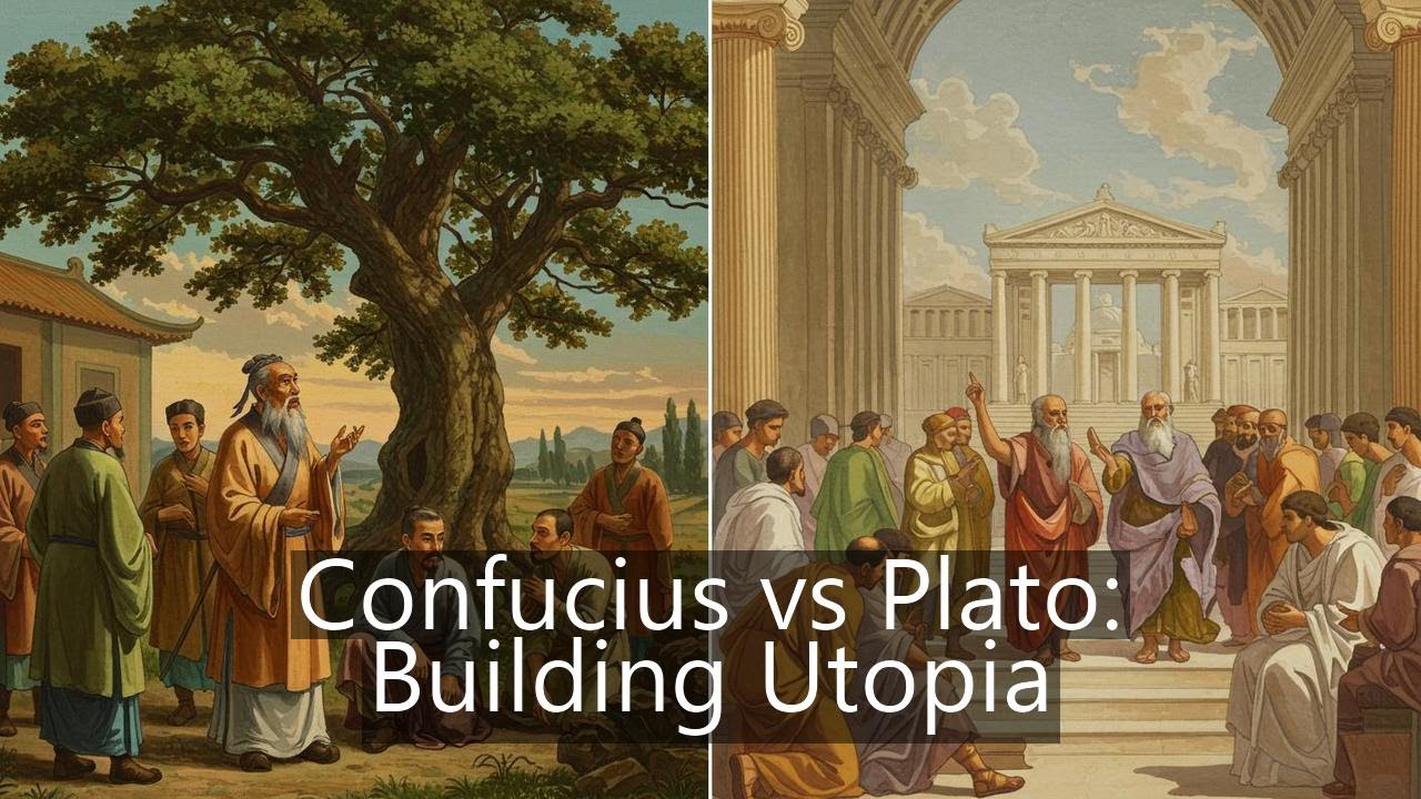 Confucius vs Plato: Blueprints for the Perfect Society