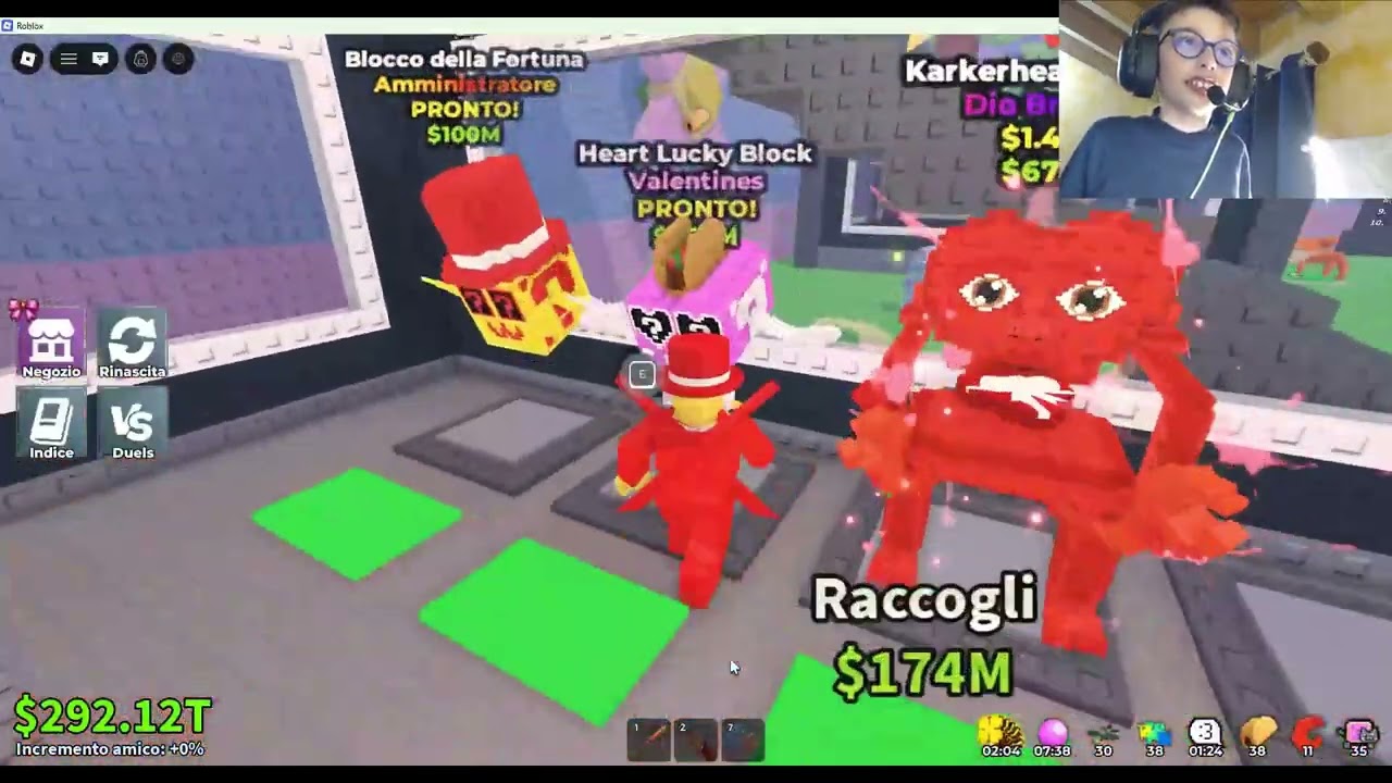 GIOCHIAMO A STEAL A BRAINROT PER L' ADMIN ABUSE