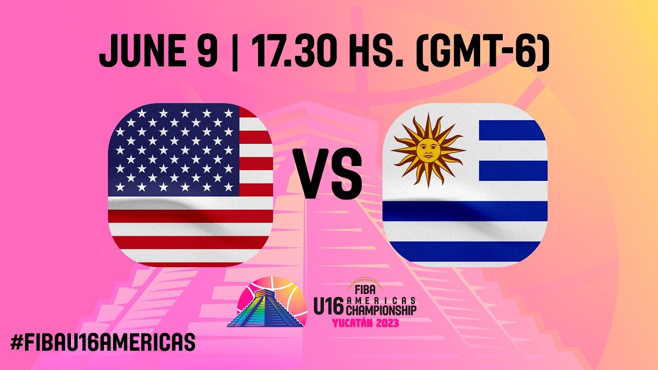 QUARER-FINALS: USA v Uruguay | Full Basketball Game | FIBA U16 Americas Championship 2023