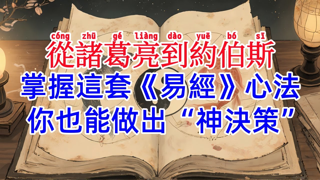 從諸葛亮到約伯斯：掌握這套《易經》心法，你也能做出“神決策”  #國學智慧  #易經 #人生哲學 #個人成長 #決策力