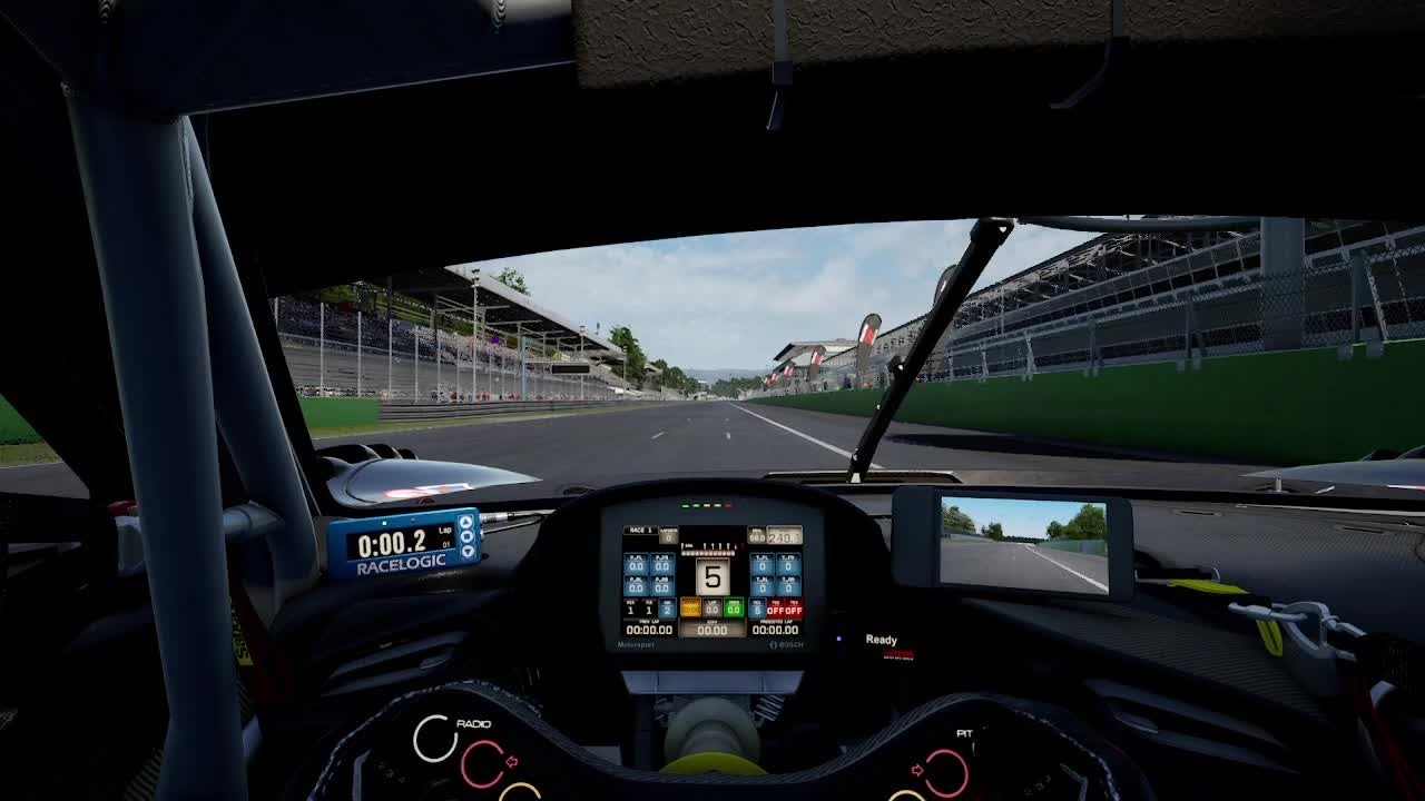 Руководство по трассе ACC Monza Ferrari 296 GT3 (сухая трасса) (быстрые круги + телеметрия)
