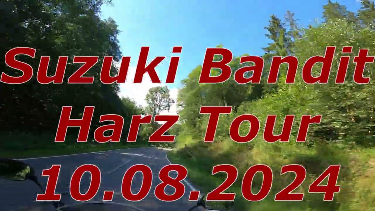 Suzuki Bandit Motorradtour Harz 10.08.2024