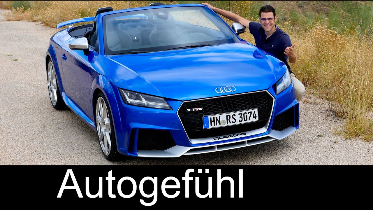 Audi TT RS Coupé & Roadster FULL REVIEW test driven 5cyl 400 hp 2017 all-new neu