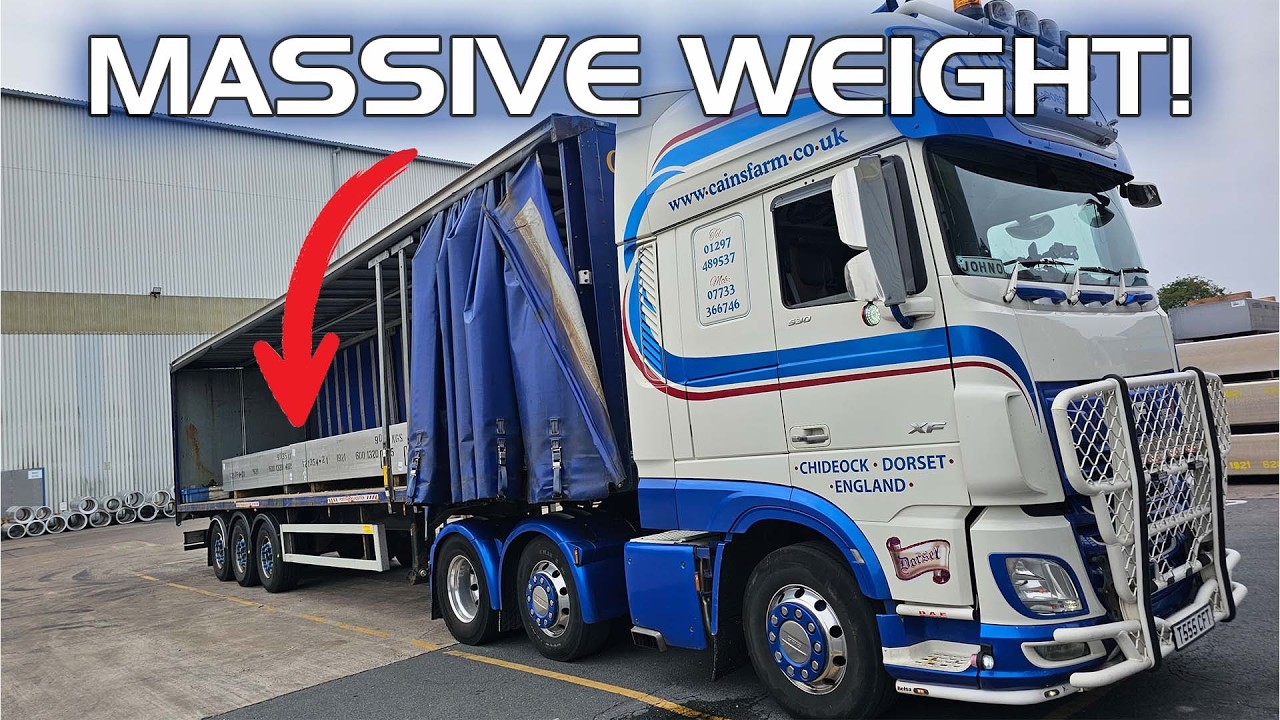 HGV Drivers Scottish Adventure. Wide load and Giant Ingots