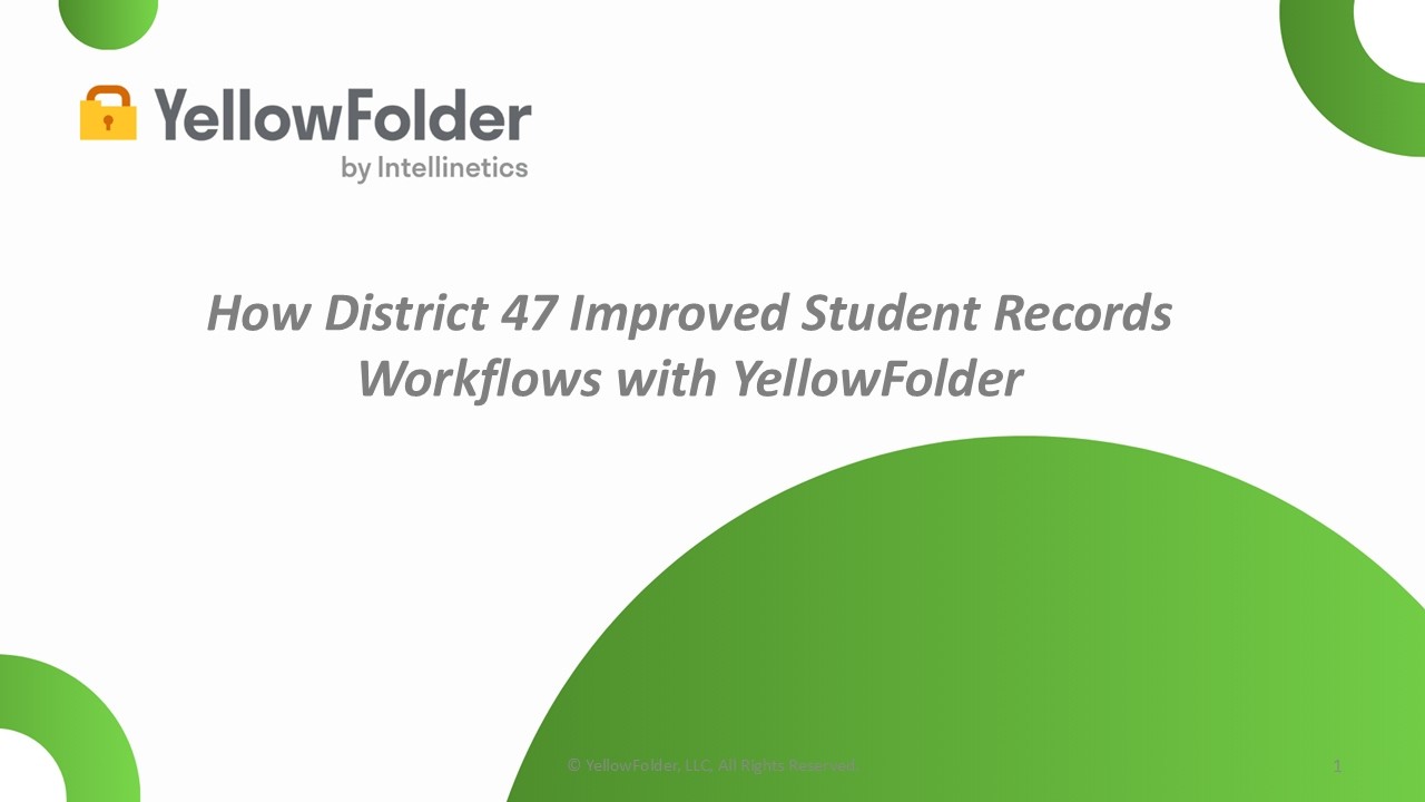 Improving Student Records Workflows with YellowFolder 2 27 2026