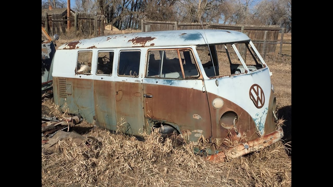 Forgotten Volkswagen Hoard Found In Colorado.  VW Bus Bug Ghia.