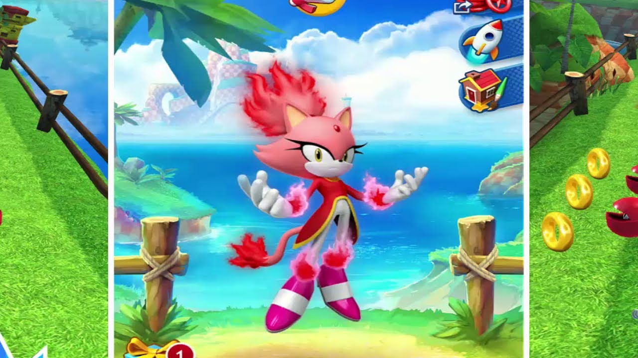 Burning Blaze New Character VS All Bosses Dr Eggman & Zazz I Sonic Dash