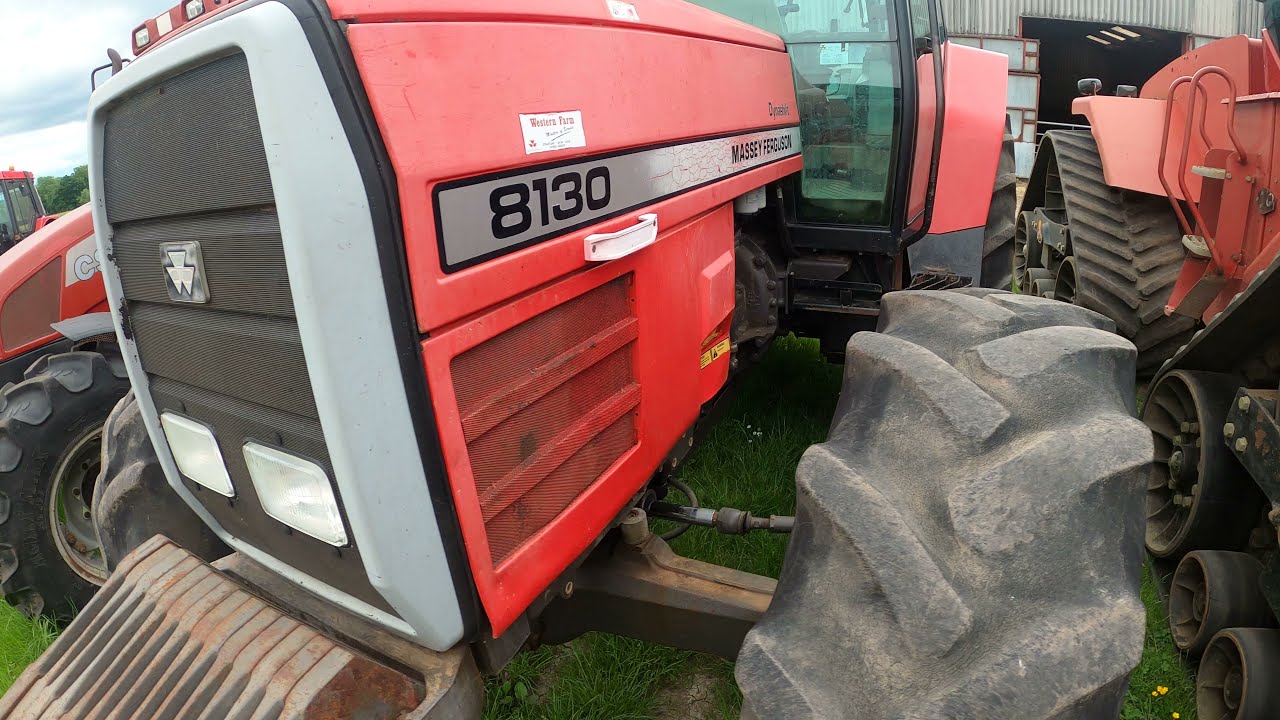 1996 Massey Ferguson 8130 Dynashift 6.0 Litre 6-Cyl Diesel Tractor (155 HP)
