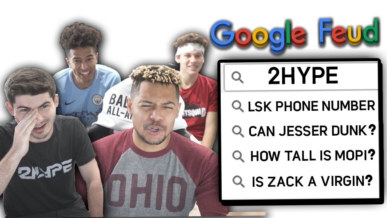 2Hype Google Feud Challenge! DOUBLE OR NOTHING?!