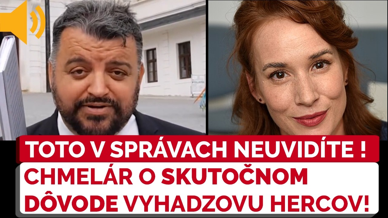 Chmel&aacute;r reaguje na krik opoz&iacute;cie okolo prepusten&yacute;ch hercov divadla: TAK UŽ DOSŤ, NIEČO V&Aacute;M POVIEM