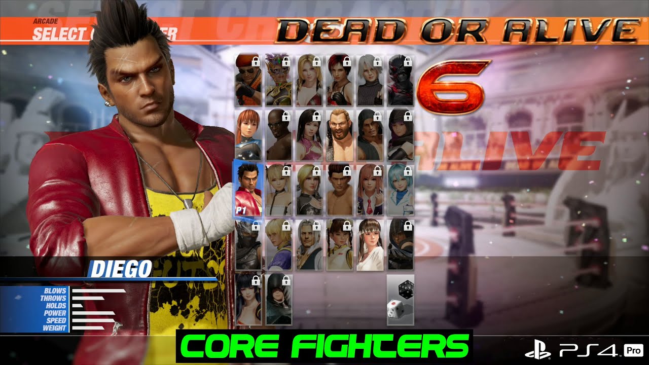 DEAD OR ALIVE 6: Core Fighters | Diego | Arcade Playthrough