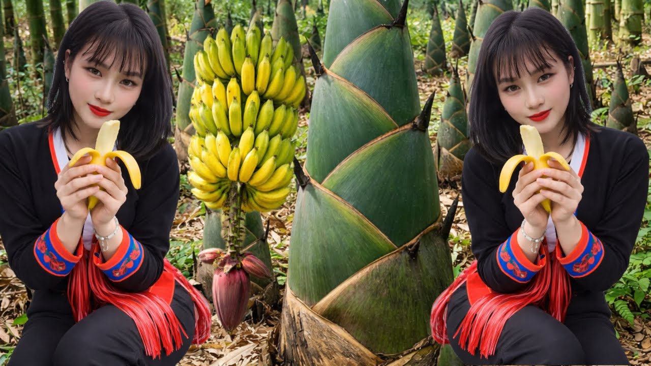Going to the forest for experiences and enjoying the food there is amazing | KIEU VAN TV