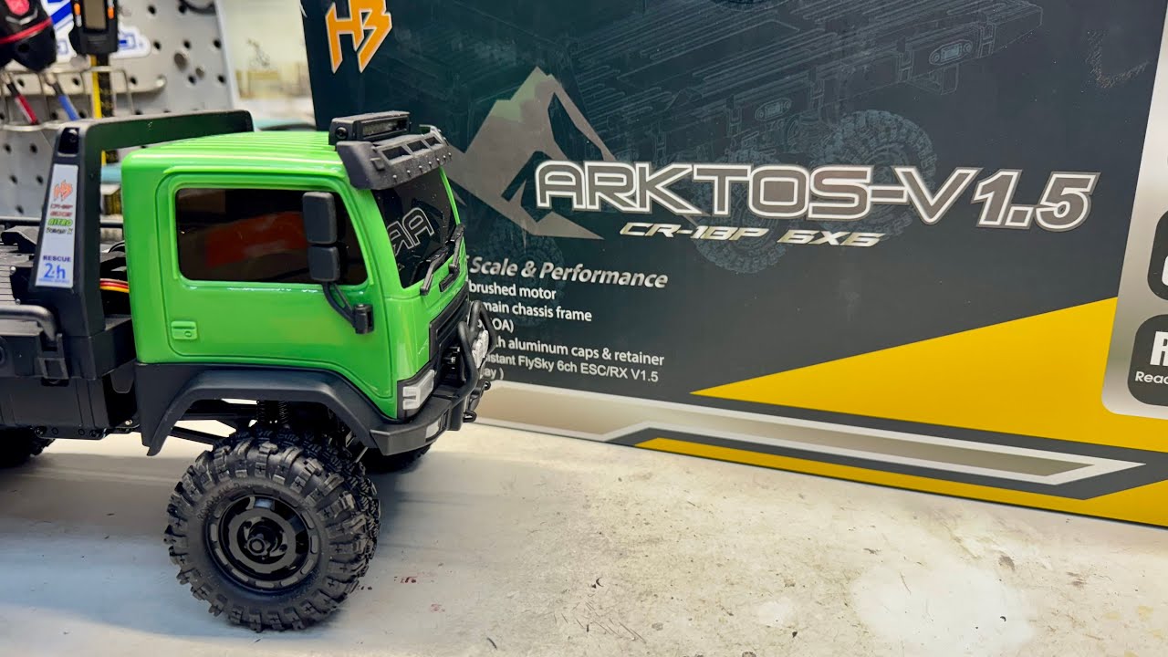 Обновление Hobbyplus Arktos 6x6 V1.5? Теперь с бесколлекторным двигателем!