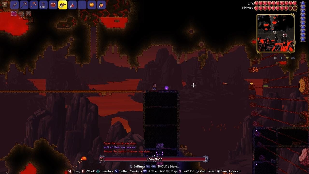 Terraria: I HATE THE WALL OF FLESH