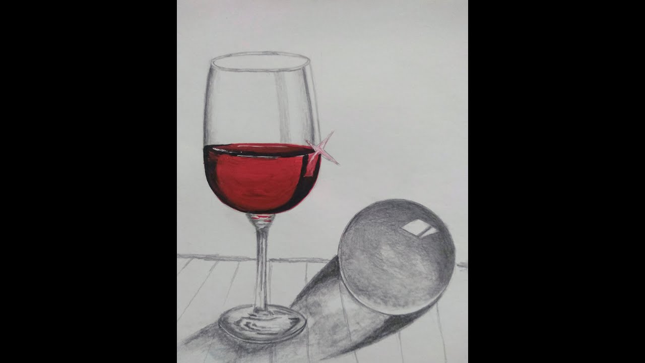 como trabajar transparencias (copa de vino)