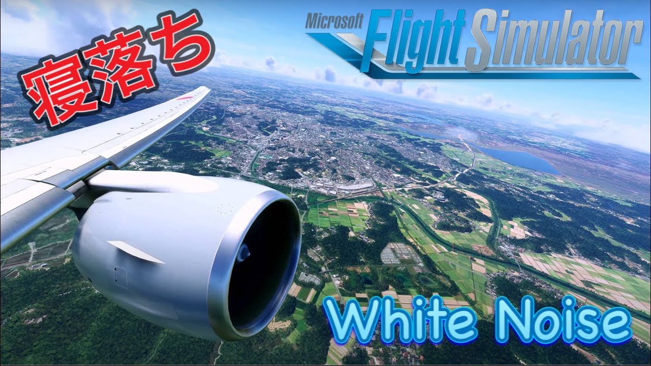 【最後まで起きていられるか…】寝落ちしてしまうフライトシミュレーター【4K MSFS2020】