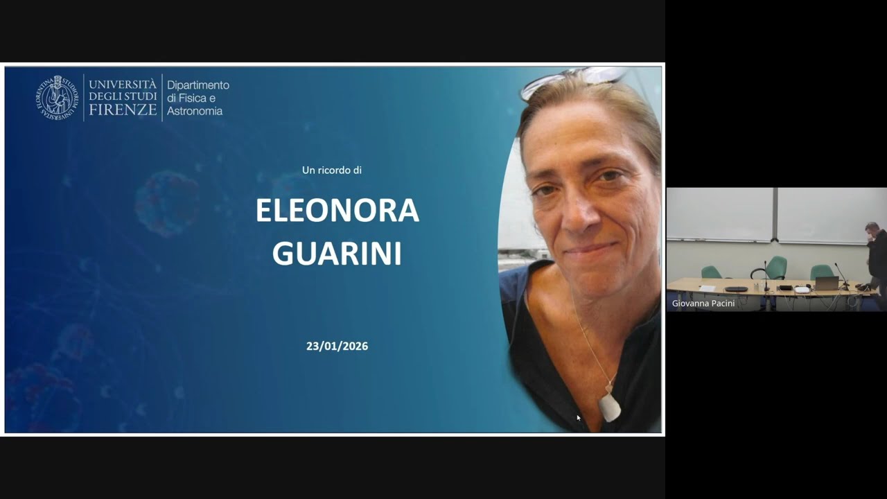 Giornata in ricordo di Eleonora Guarini