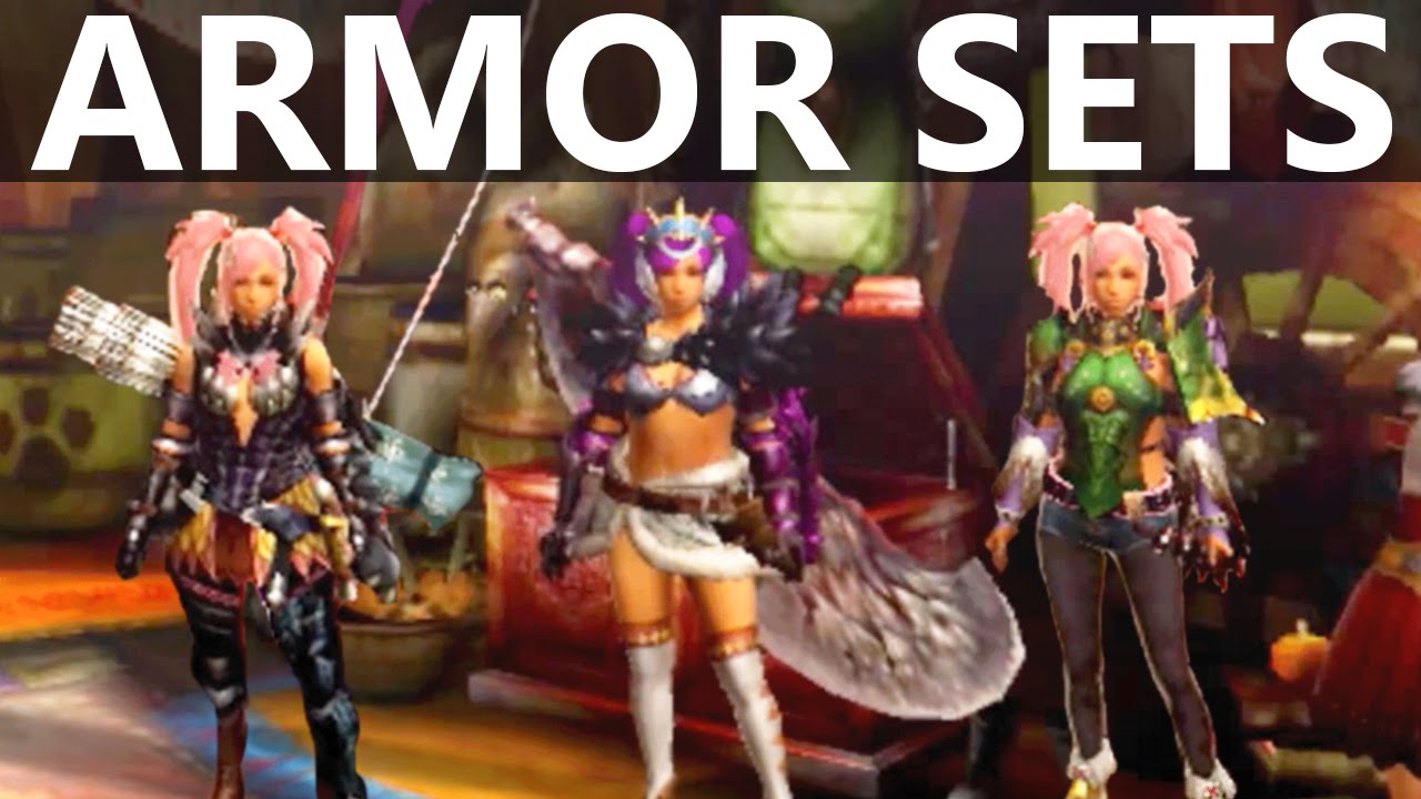 【MH4U】Armor Set Showcase by Chris