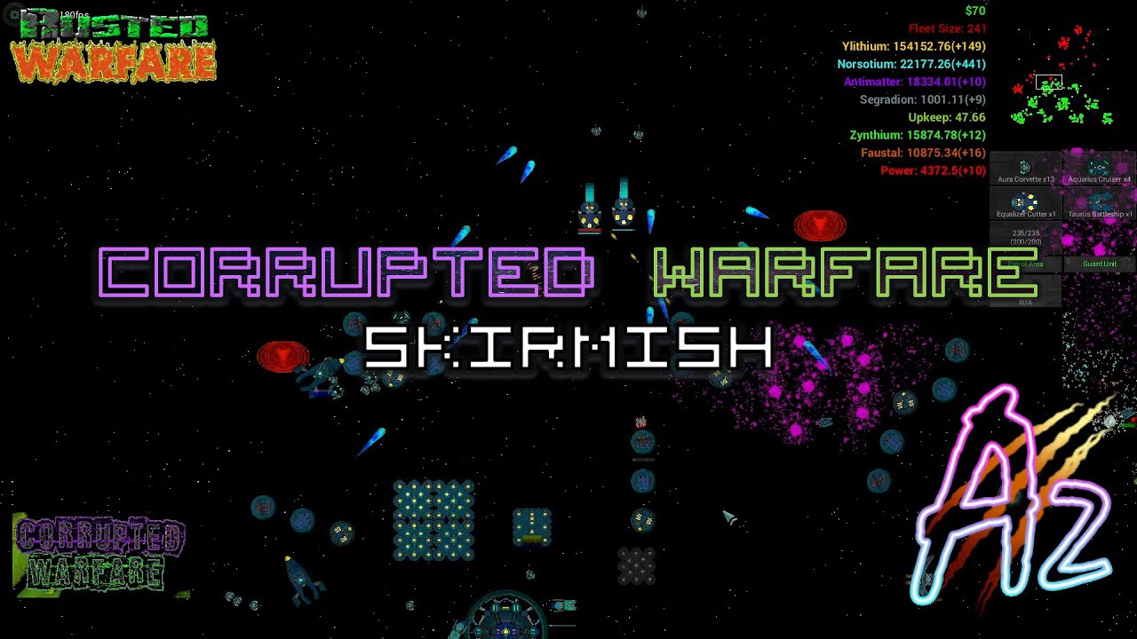 Corrupted Warfare—A Rusted Warfare's Space Warfare Total Conversion Mod