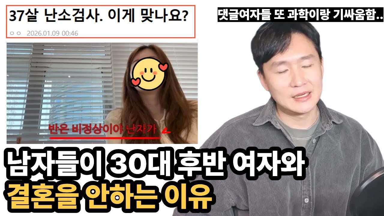 37살 여자의 난자 상태를 본 의사의 충격적인 한마디 (결혼 전 필독)