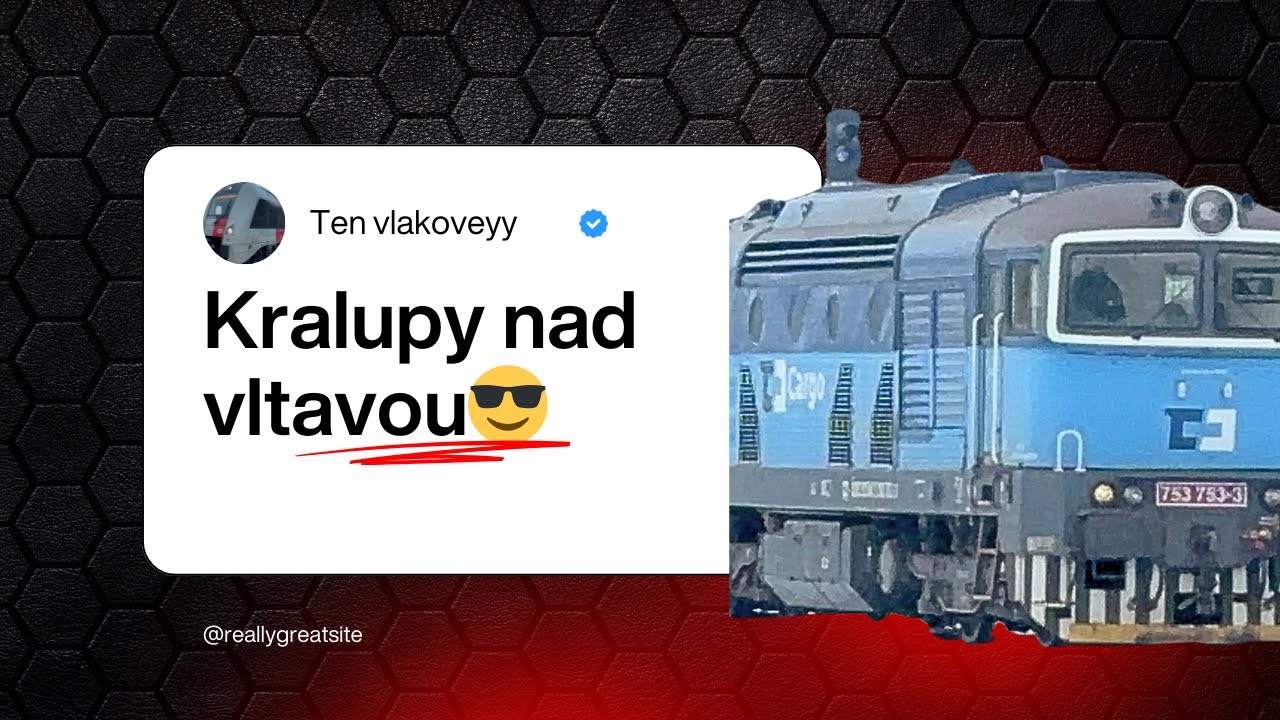 Kralupy nad Vltavou trip😎🚂