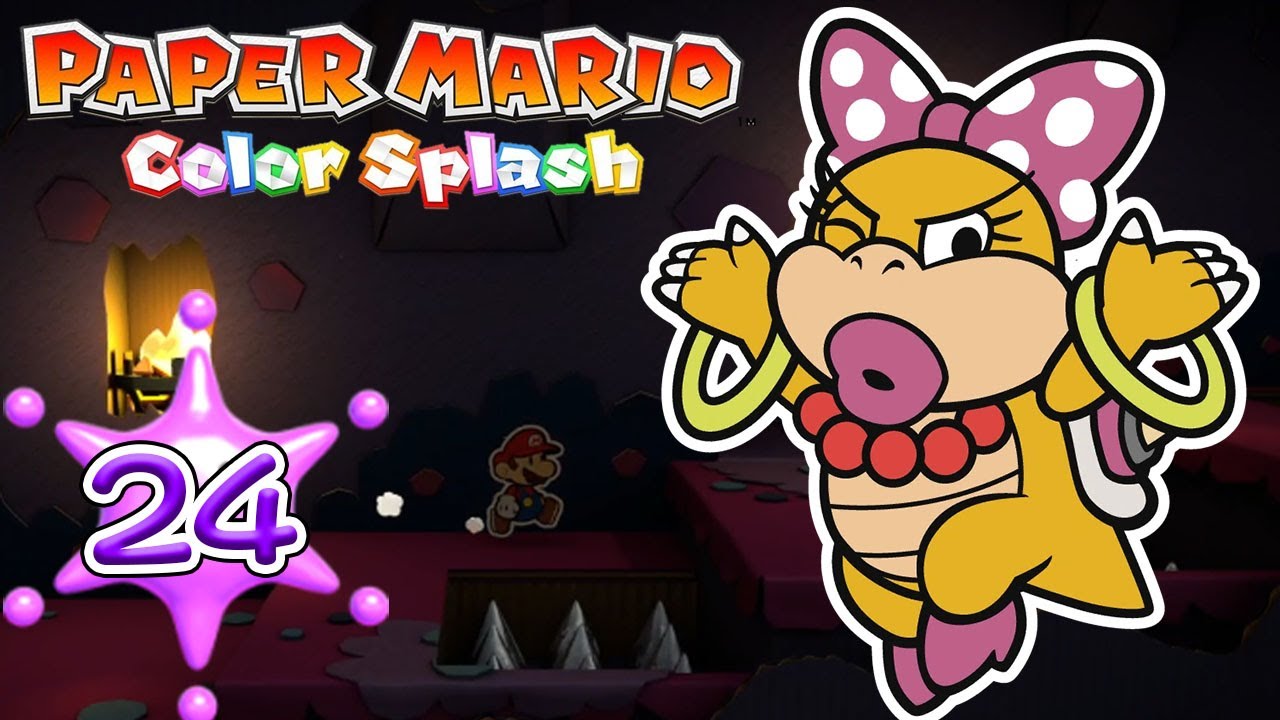 Paper Mario Color Splash #24 Wendy und der große Lila Farbstern