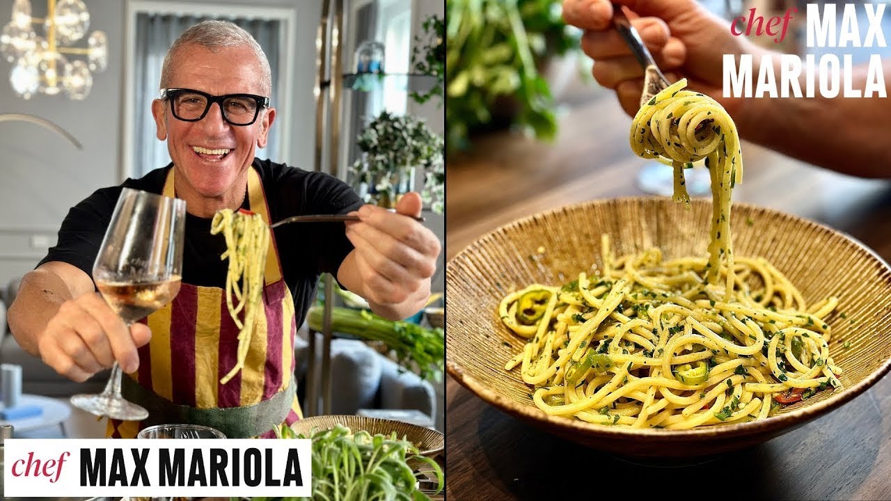 SPAGHETTI CON COLATURA DI ALICI - La Pasta più Facile e Veloce di Sempre! Ricetta Chef Max Mariola