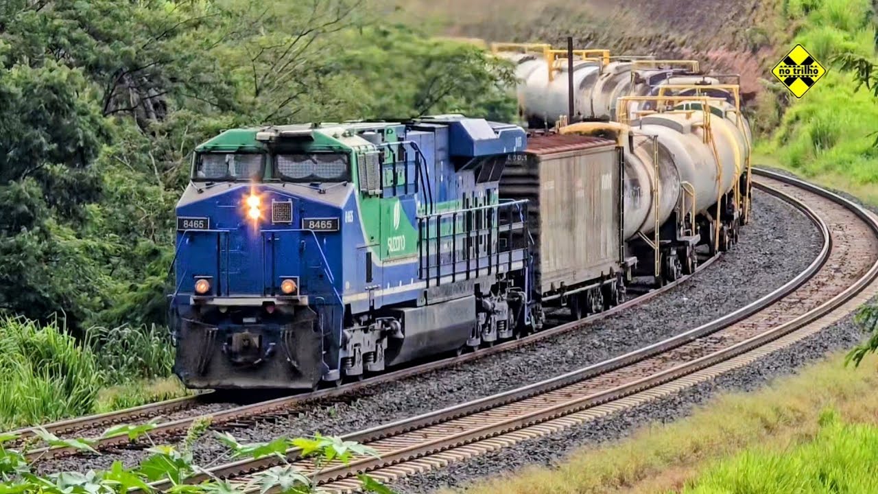 Trem tanqueiro em Jales (SP) — Maquinista gente boa buzinou e deu sinal de luz