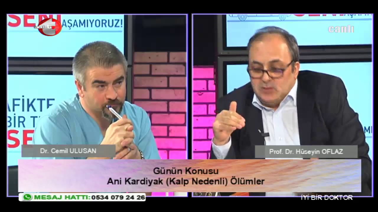 Ani Kardiyak Ölümler - Prof.Dr. Hüseyin Oflaz - Dr. Cemil Ulusan - İyi Bir Doktor
