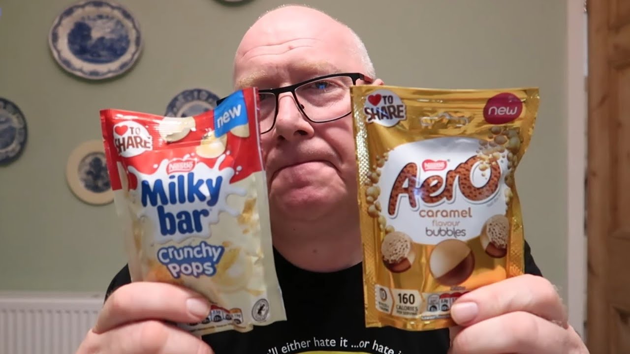 Family Review. Aero Caramel Flavour Bubbles & Milky Bar Crunch Pops