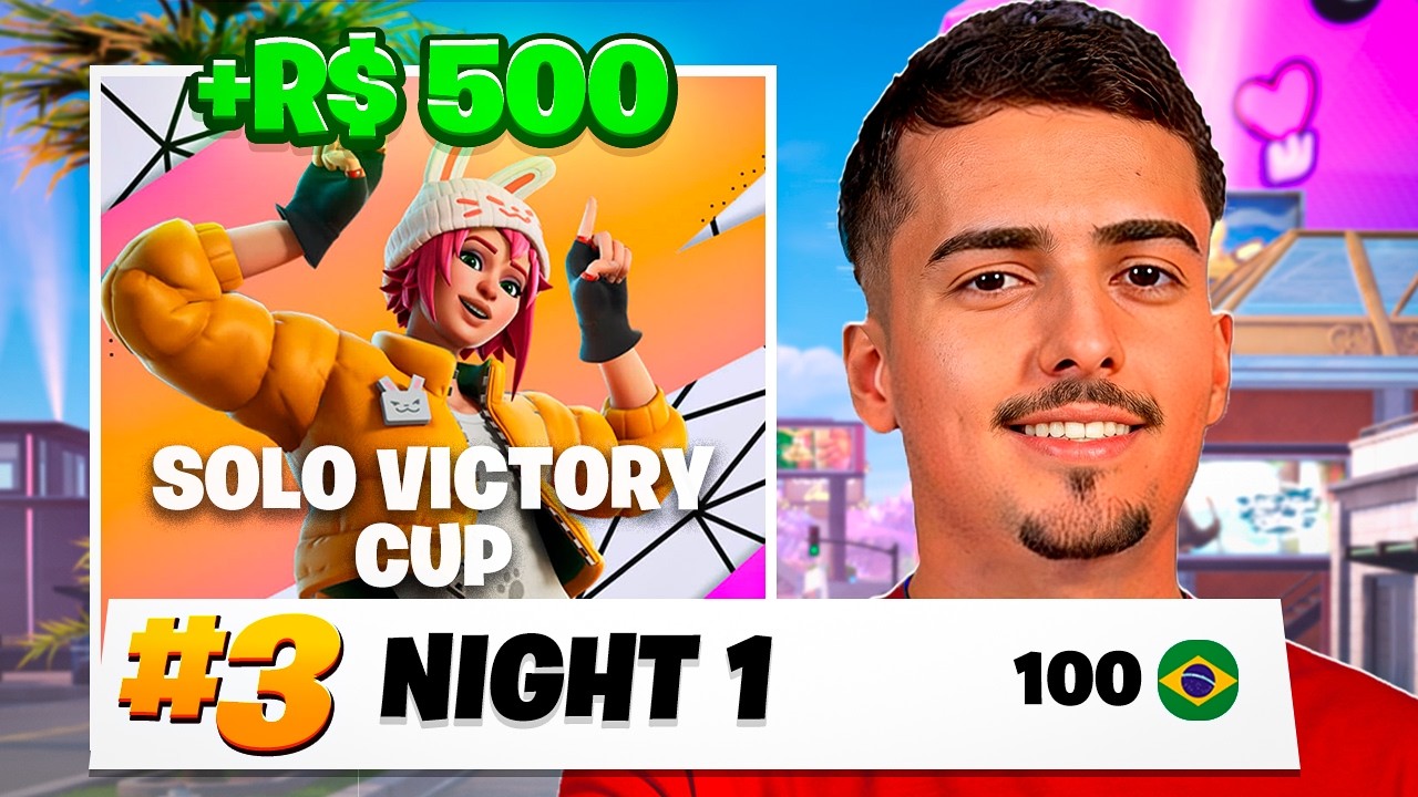 COMO o MELHOR IGL do BRASIL joga uma SOLO CASH CUP! (R$500)
