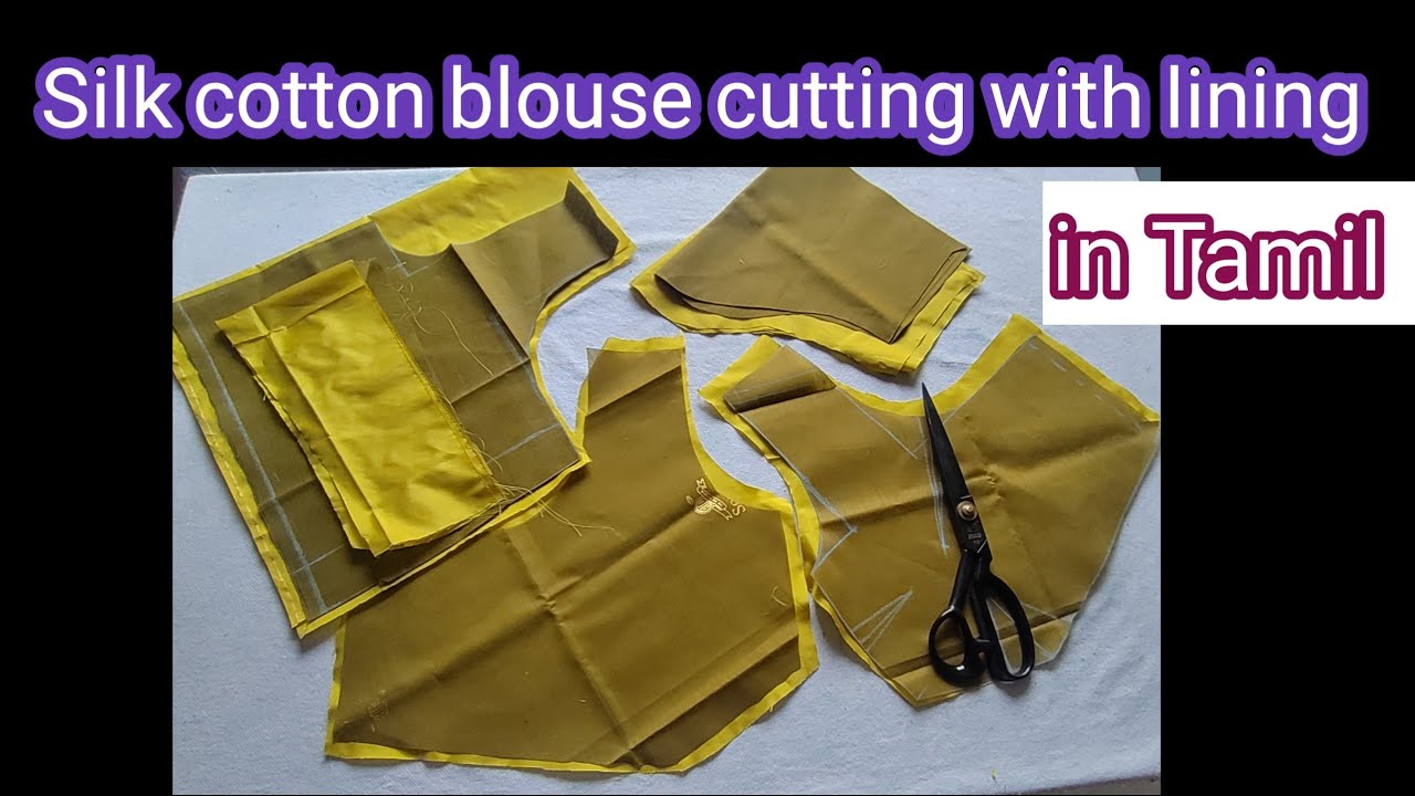 Blouse cutting in tamil | Blouse cross cutting in Tamil for begginers @ChandraTailoring2