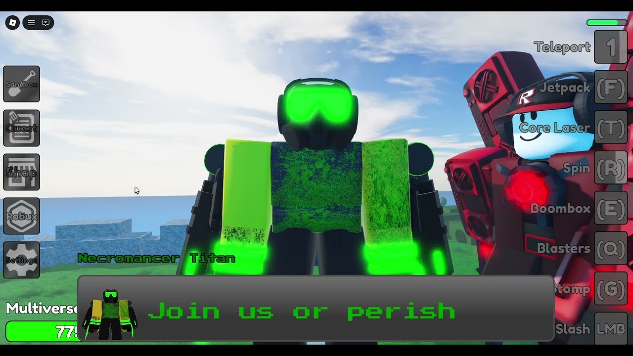 Multiverse Titan Guest 2.0 vs Necromancer Titan