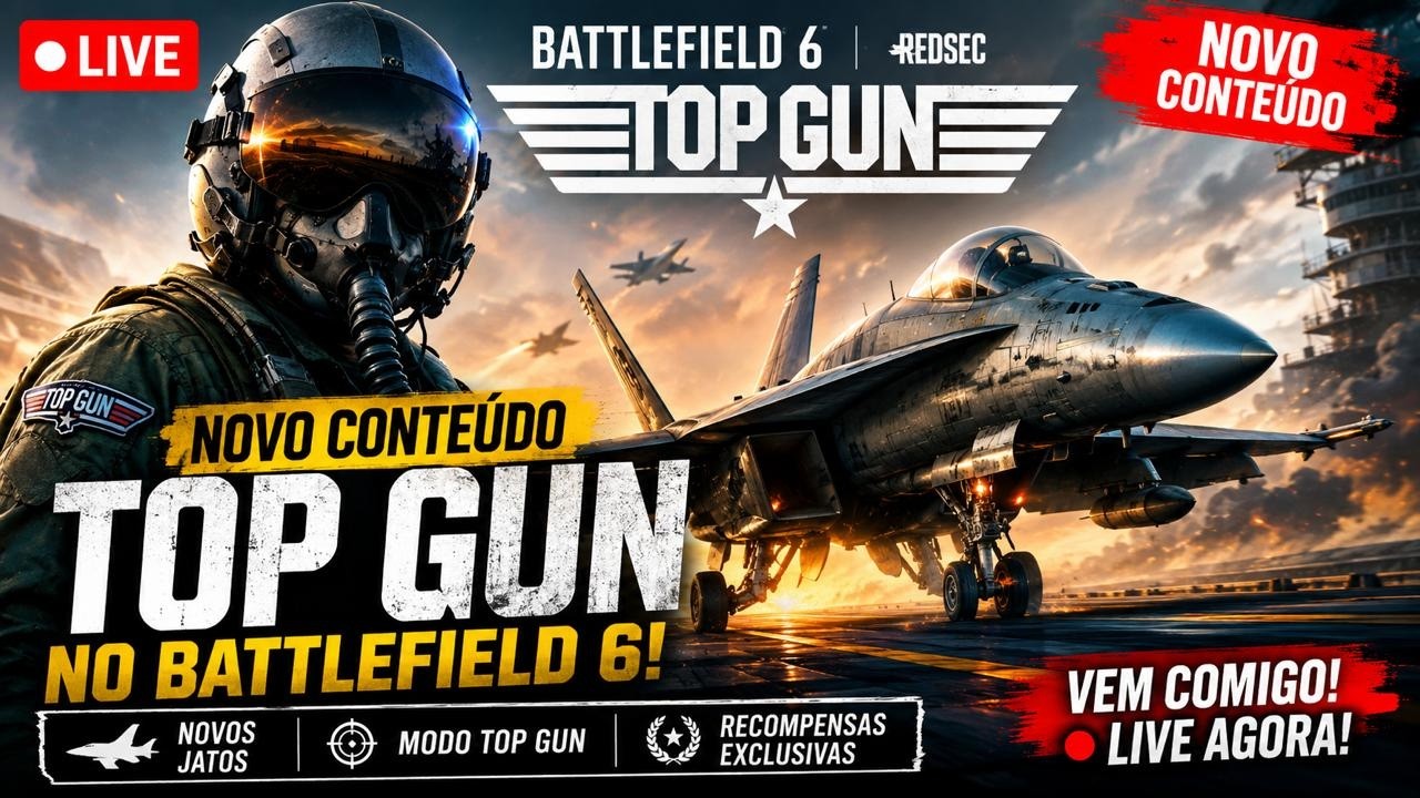 🔴 Battlefield 6 TOP GUN - N&Acirc;O POSSO FALAR, ARRANQUEI DENTE