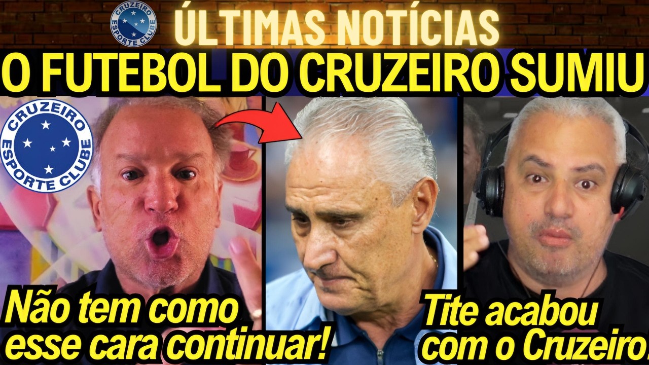 🦊L&Eacute;LIO GUSTAVO E JAECI DETONAM O TITE! O FUTEBOL DO CRUZEIRO SUMIU! T&Aacute; ESPERANDO O QUE PRA DEMITIR?