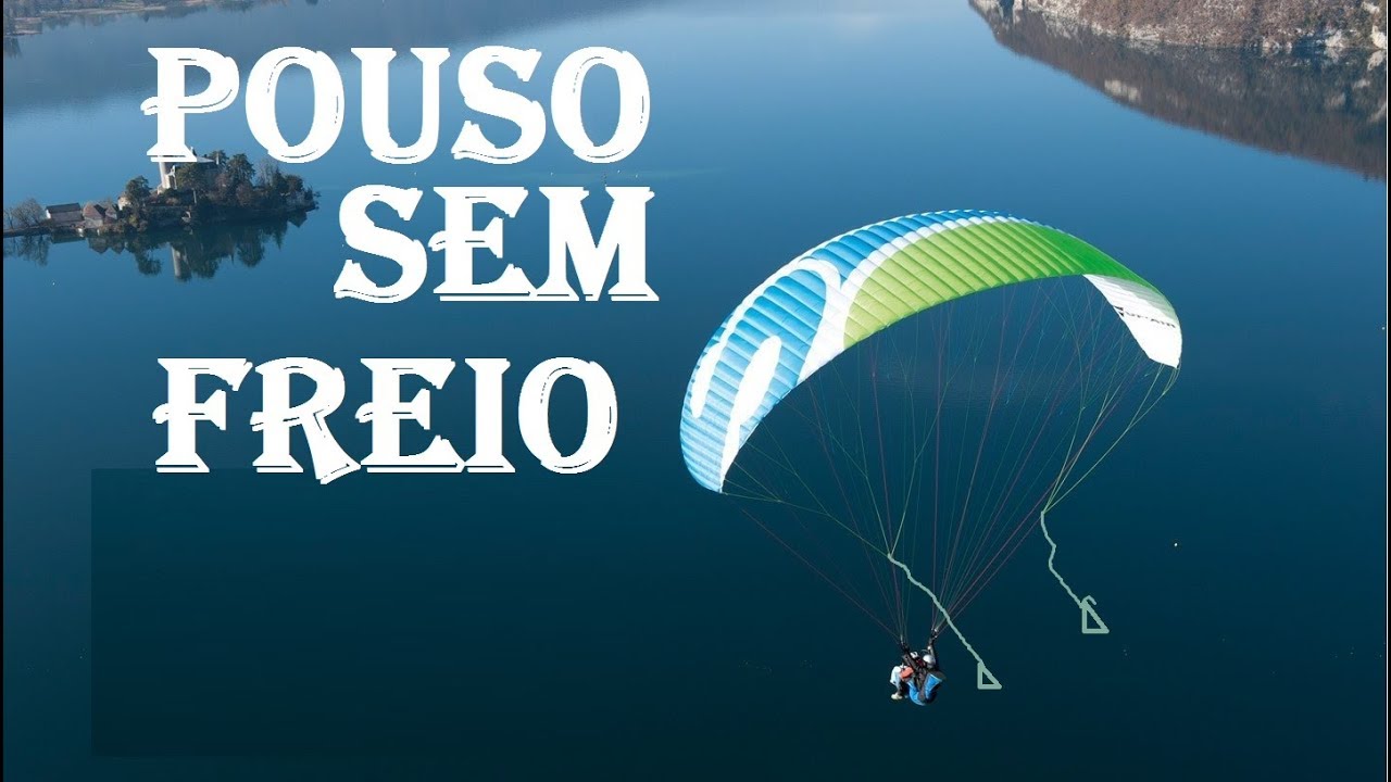 Como pousar parapente sem auxilio dos freios, se o freio arrebentar ?
