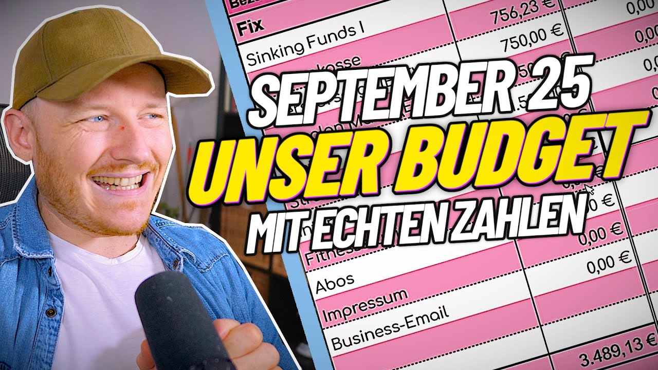 BUDGET planen als Papa!! 💸 ECHTE Einnahmen & Ausgaben | September 2025
