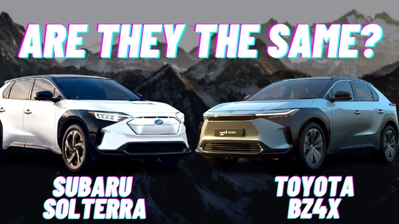 Subaru Solterra VS Toyota BZ4X