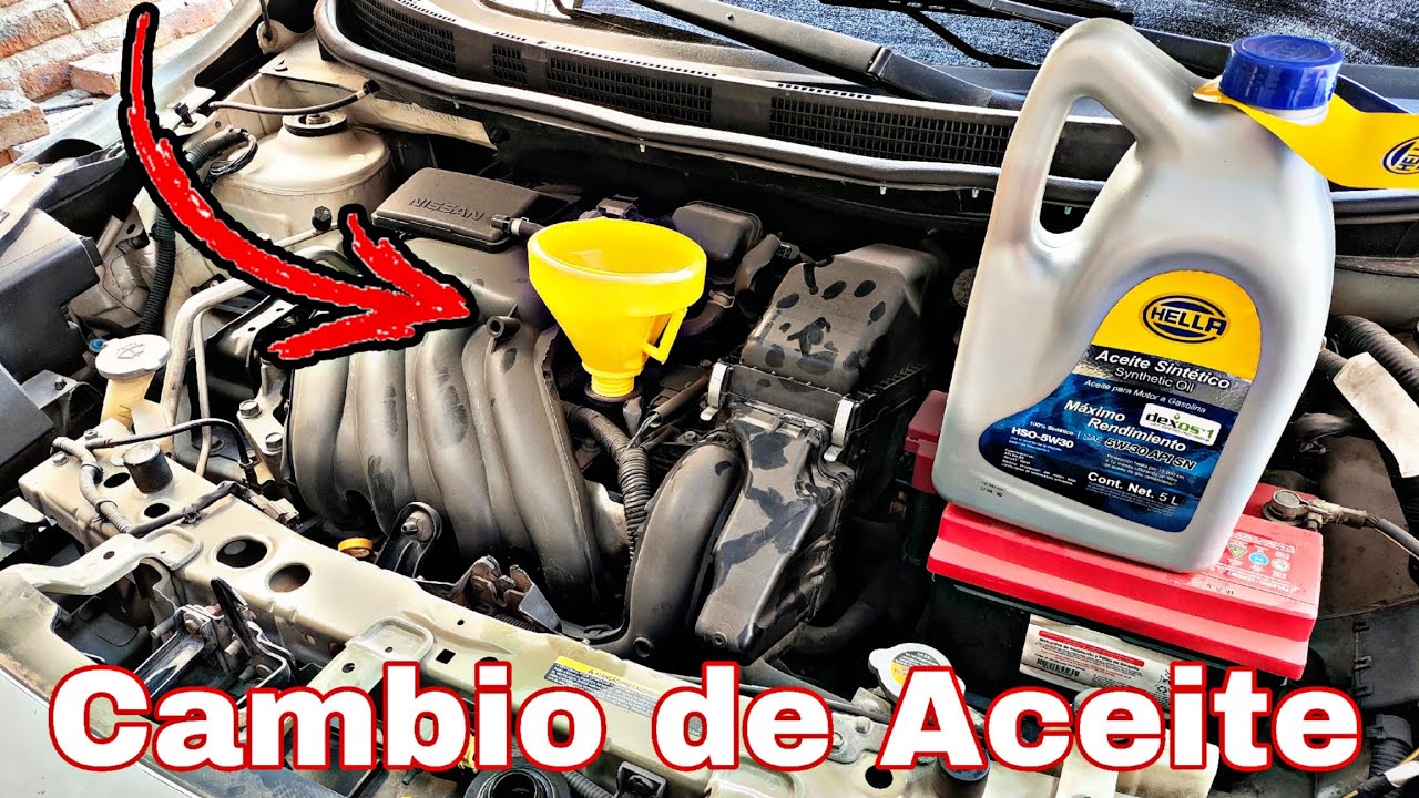 CAMBIAR ACEITE NISSAN VERSA | AFINACIÓN (PARTE 1) NISSAN VERSA NISSAN MARCH  V-DRIVE