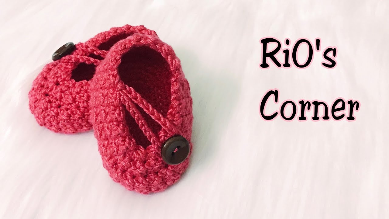 [Crochet] Baby shoes | M&oacute;c gi&agrave;y cho b&eacute; | RiO's Corner