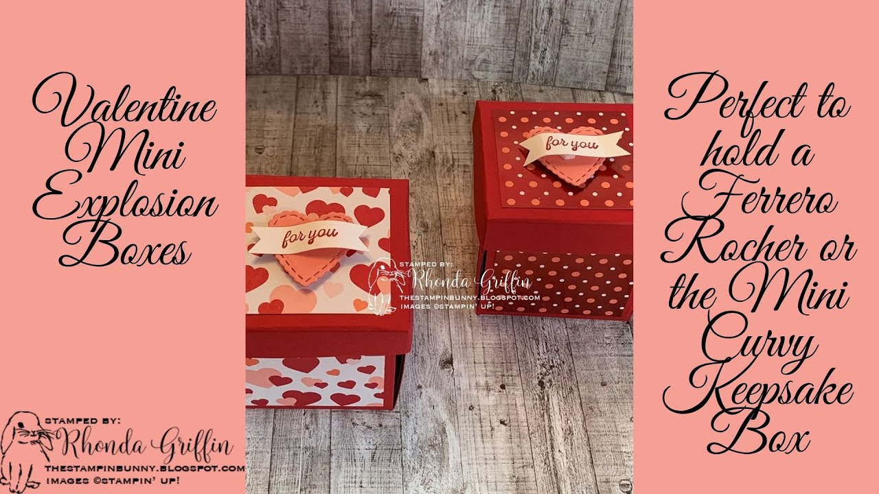 Valentine Mini Explosion Boxes Video