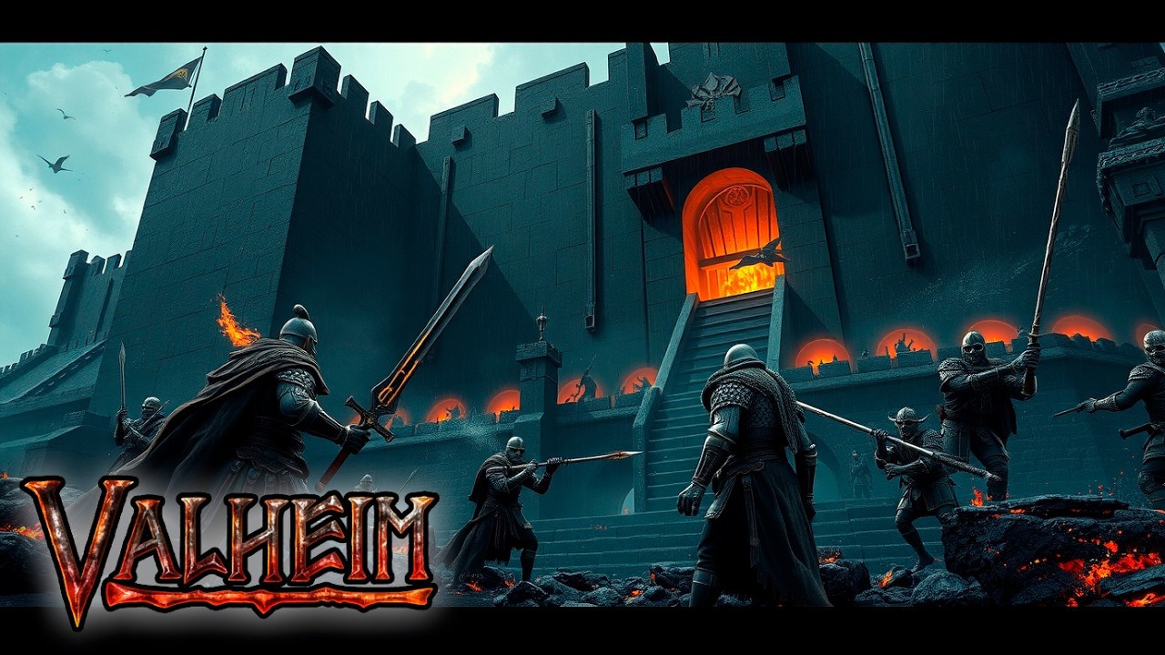 ШТУРМУЕМ КРЕПОСТЬ. Вальхалла ждет! | Вальхейм #valheim  #alex_snopa #вальхейм #ashlands