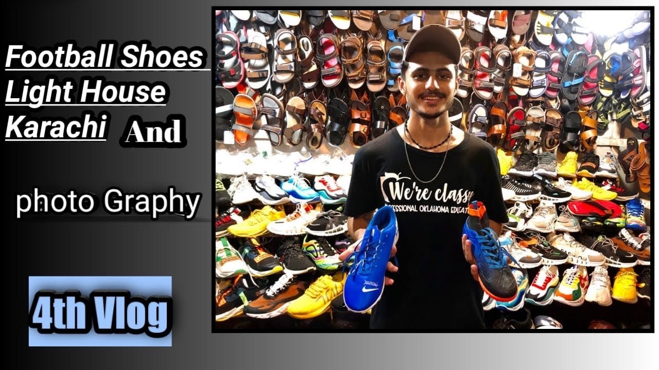 Football Shoes 👟 Main Light House Karachi and Photo Graphy 😜#4th Vlog||Saddan World