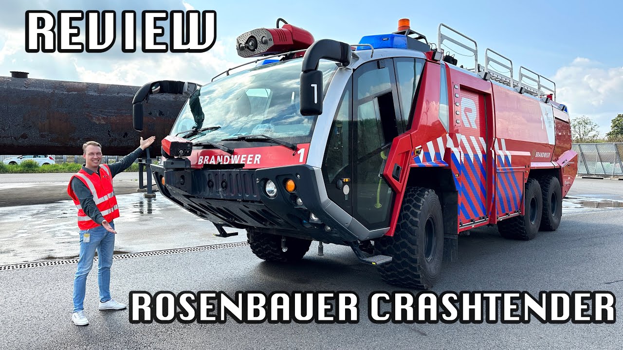 ROSENBAUER 6Х6 ПОЖАРНЫЙ АЭРОДРОМНЫЙ АВТОМОБИЛЬ ОБЗОР [РУССКИЕ СУБТИТРЫ]