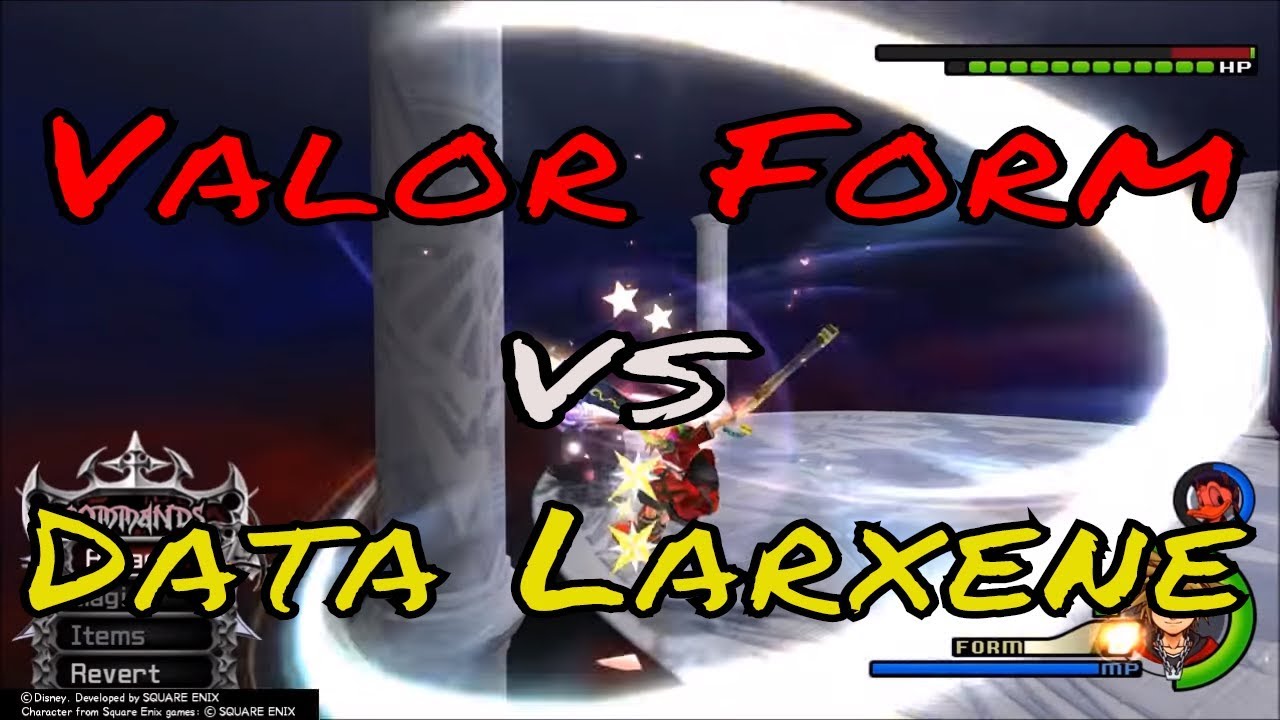 Kingdom Hearts 2 Final Mix Data Larxene Valor Form Only
